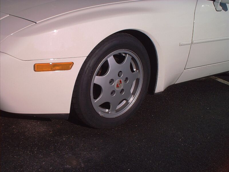 Left front painted cap