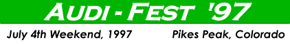 AudiFest 1997!!