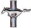 Mustang Horse/Flag
