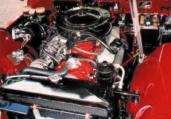 Prize winning CV8 Mk3 Engine bay at Bristol International weekend.