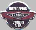 JIOC Badge, This club badge is built around an Interceptor Bonnet logo. The FF had the same shape logo, but in blue.