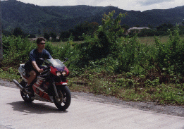 Me Riding a CBR400