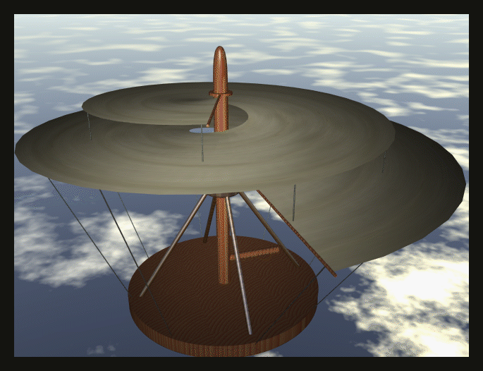 Leonardo Davinci's Helicopter