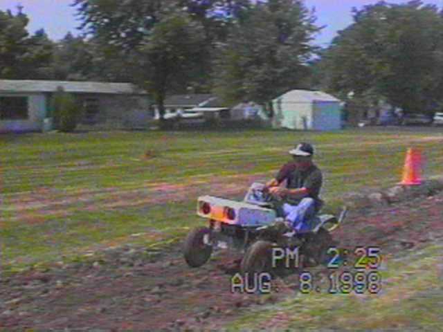 TIM MATHENY AT THE AUGUST, 1998 MUDBOG