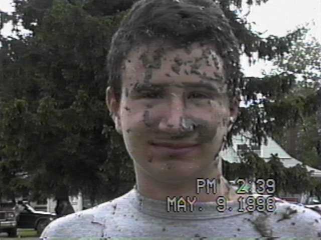 JED AFTER EATING SOME MUD DURING A RUN
