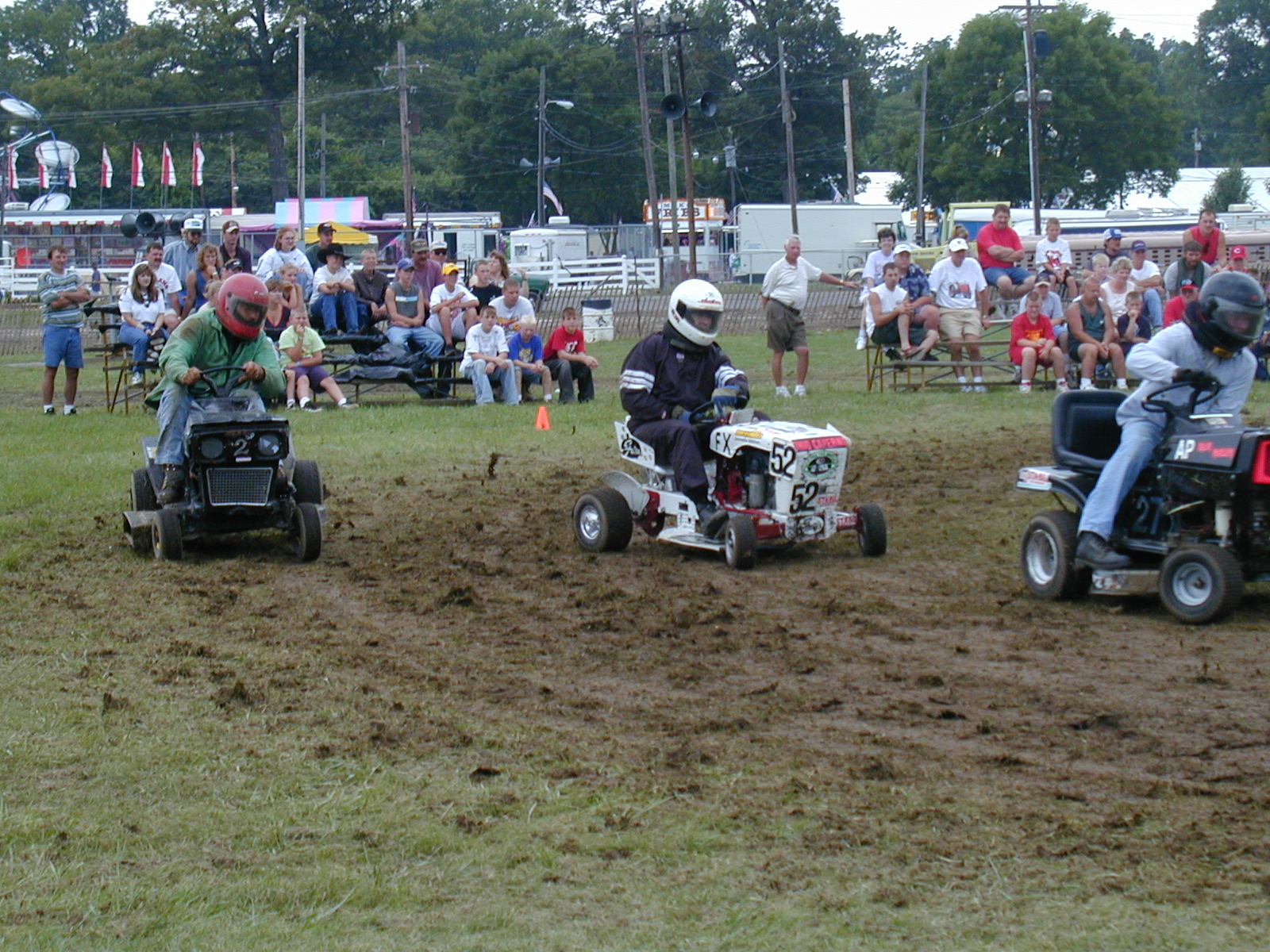 NATE HENDRICKS (#52) AND LARRY POTENZA (#27) in 8/00