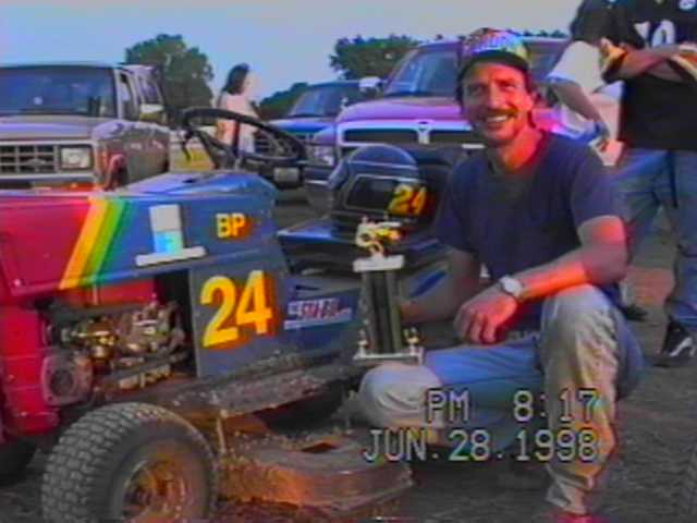 JIM MILLER WITH RAINBOW WARRIOR AND TROPHY