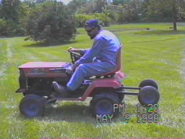 TOMMY WHITE WITH RED DOG II