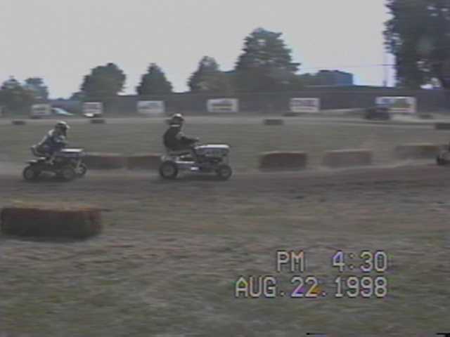 GREG HONCHELL HOLDING OFF MIKE MILLER