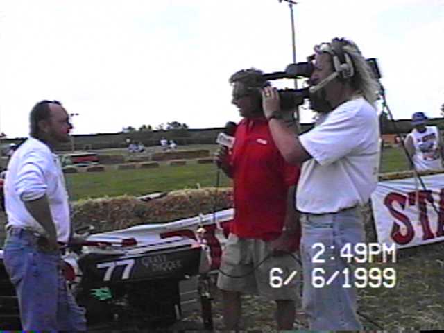 LARRY POTENZA BEING INTERVIEWED BY TNN