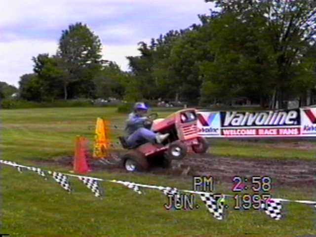 TRISH POTENZA DOING A WHEELIE ON 'PEACHES -N- SCREAM'
