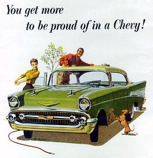 [1957 Chevy Ad]