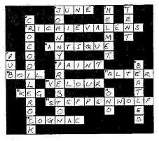 Answers to crossword #6