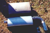 Borla Exhaust next to old