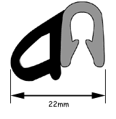 Rubber profile
