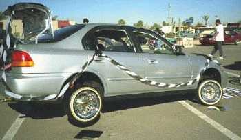Silver Honda