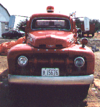 1951 Fire Truck Front View
