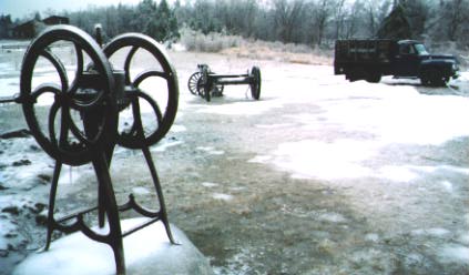 1955 Cab Over Engine In The Field