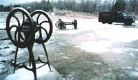 1955 Cab Over Engine In The Field