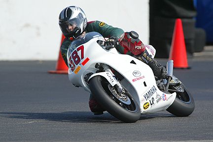 The new color scheme for the 2002 MFG-Racing.com TZ