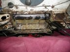 Bulkhead box fitted a piece of tube to clear cross bar