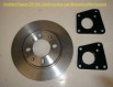 Peugeot rear disc and caliber brackets
