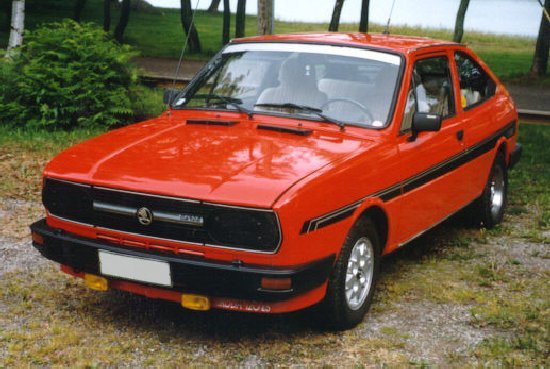 Customoitu Skoda 120 Coup&eacute;.