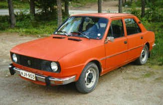 Vanhemmanmallinen Skoda 120 L.