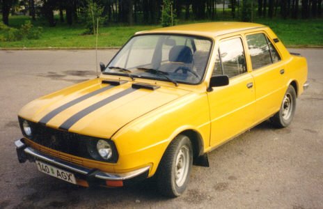 Oliverin Skoda 120 'karvalakkimalli'.