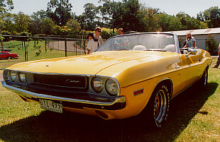 Yellow 1970 Challenger