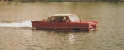 amphiby on water