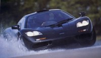 McLaren F1 getting wet