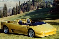 Lamborghini Diablo Targa concept front thre-quarter