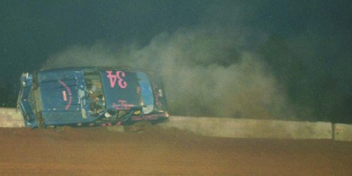 Wreck at Sabine Raceway...Driver uninjured