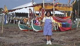 Elise by a Maranao ceremonial boat