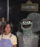 Elise and Oscar... one of them is a grouch