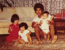 Visiting with Kelly, Bryan and (baby) David (Jakarta 1981)