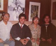 With my co-grad Mom, with Grandpa and Grandma Magno (Quezon City 1986)