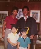 With Bryan, David and Al (Quezon City 1986)