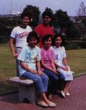 With Ewad and the Team Gals -- they actually did the work (Makati 1987)