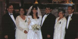 Winnie and Dong with the in-laws