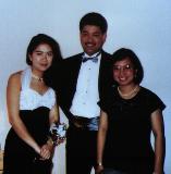 With Marose and friend at 1993 DC Formal (The Westfield)