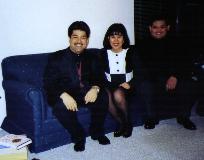 with Winnie and Dong in my new place