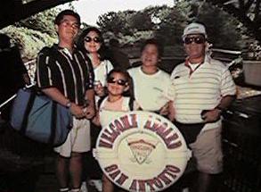 L-R: Ming, Emilie, Elise, Mom, Dad in San Antonio TX