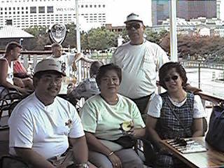 on Mississippi river cruise