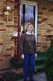 Shari at her folks' place