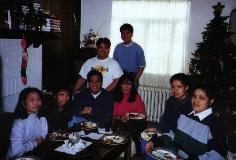 Winnie and Dong with the Pittsburgh gang