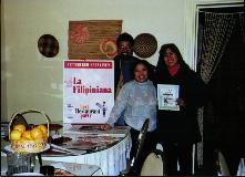with Teody in her restaurant