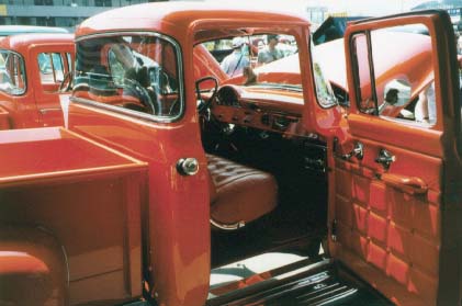 red tuck interior