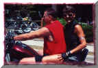 Myrtle Beach Bike Week Chuck and Lisa on 2000 Dyna